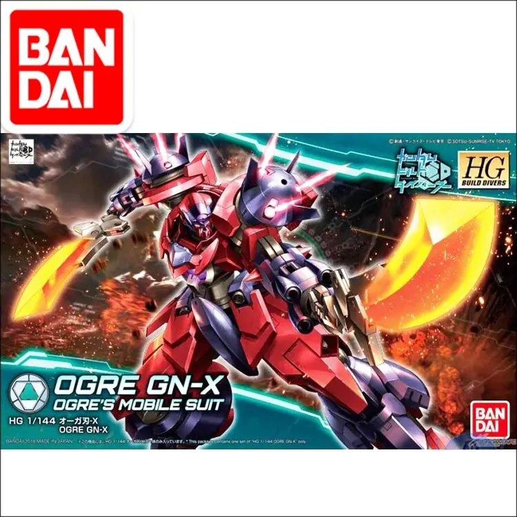 Gundam Model Hg 1/144 Hguc Ogre Gn-X Mobile Suit Kids Toys 1