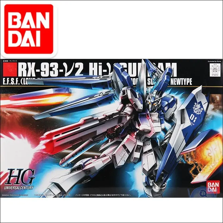 Gundam Model Hg 1/144 Rx-93 V2 Hi Nu Gundam Ready Pleayer One Armor Unchained Mobile Suit Kids Toys 1