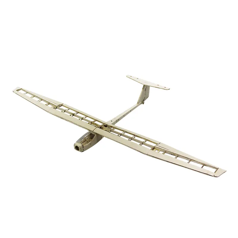 Guppy 1040Mm Wingspan Balsa Wood Laser Cut Rc Glider Airplane Kit 1