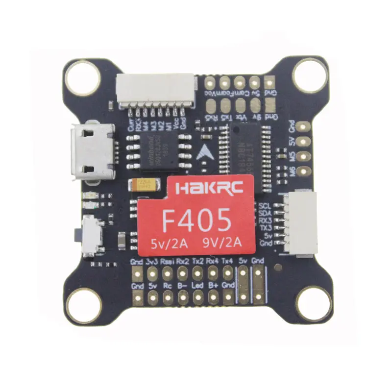 Hakrc F405 Flight Controller Osd Bec 5V/2A 9V/1.5A 3-9S Mpu6000 For Rc Drone Fpv Racing 1