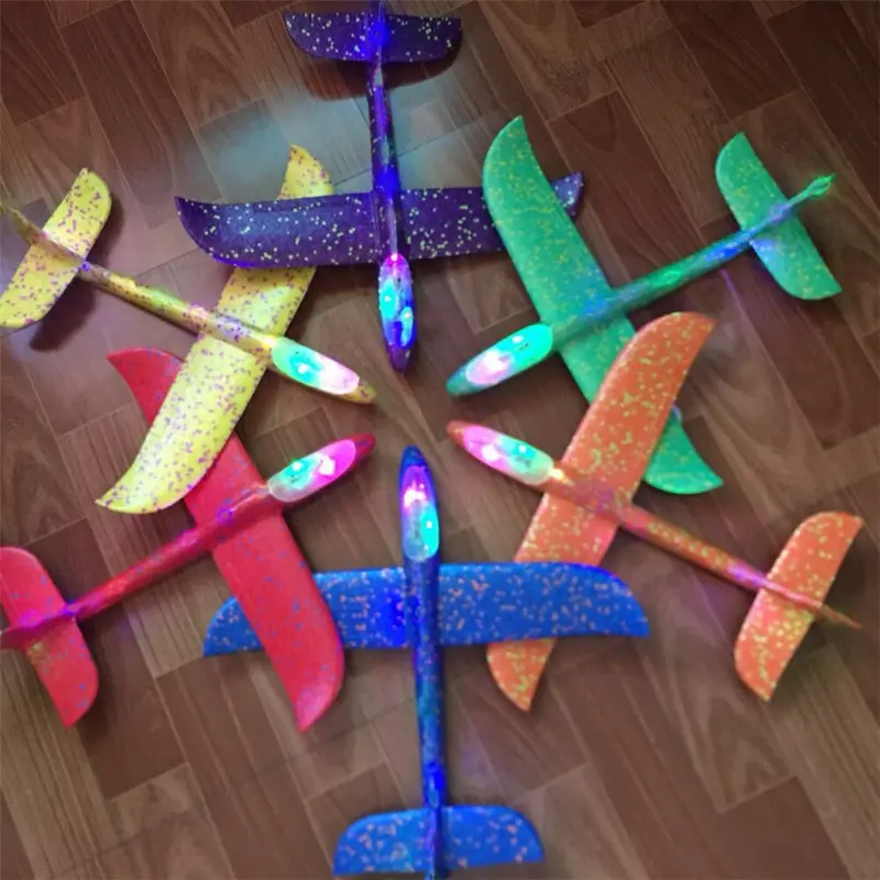 Hand Throw Airplane Epp Foam Outdoor Launch Glider Plane Kids Toys 48 Cm Interesting Launch Throwing Inertial Model Gift Funny 4