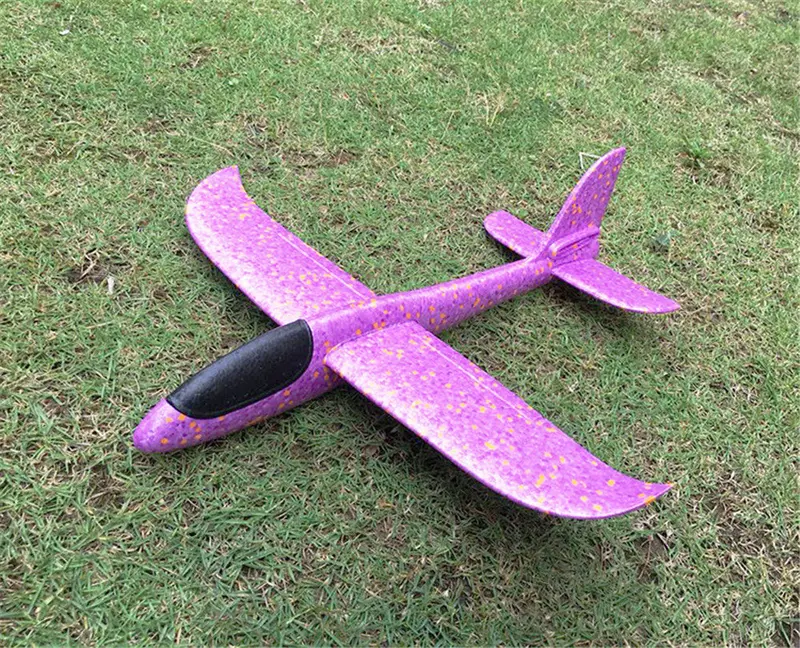 Hand Throw Airplane Epp Foam Outdoor Launch Glider Plane Kids Toys 48 Cm Interesting Launch Throwing Inertial Model Gift Funny 6