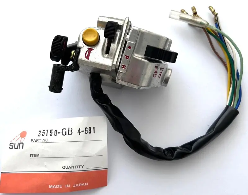 Handle Switch Honda C50, C50 Cub, C50 Lg Oem: 35150-Gb4-681 Made In Japan 1