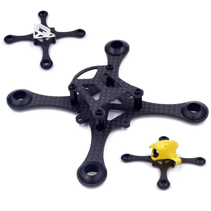 Happymodel Diy Micro Fpv Rc Quadcopter 100Mm Brushed Frame Kit Support 8520 Coreless Brushes Motor Rc Quadcopter Drone Whoop 1