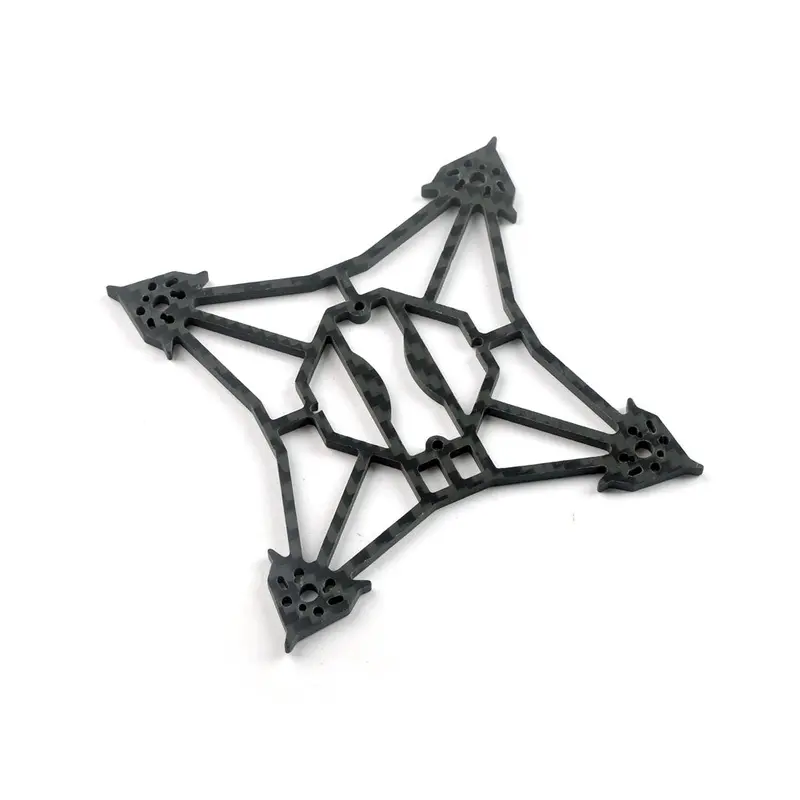 Happymodel Larva X Spare Part Upgrade V2 3Mm Bottom Plate 3K Carbon Fiber For Rc Drone 1