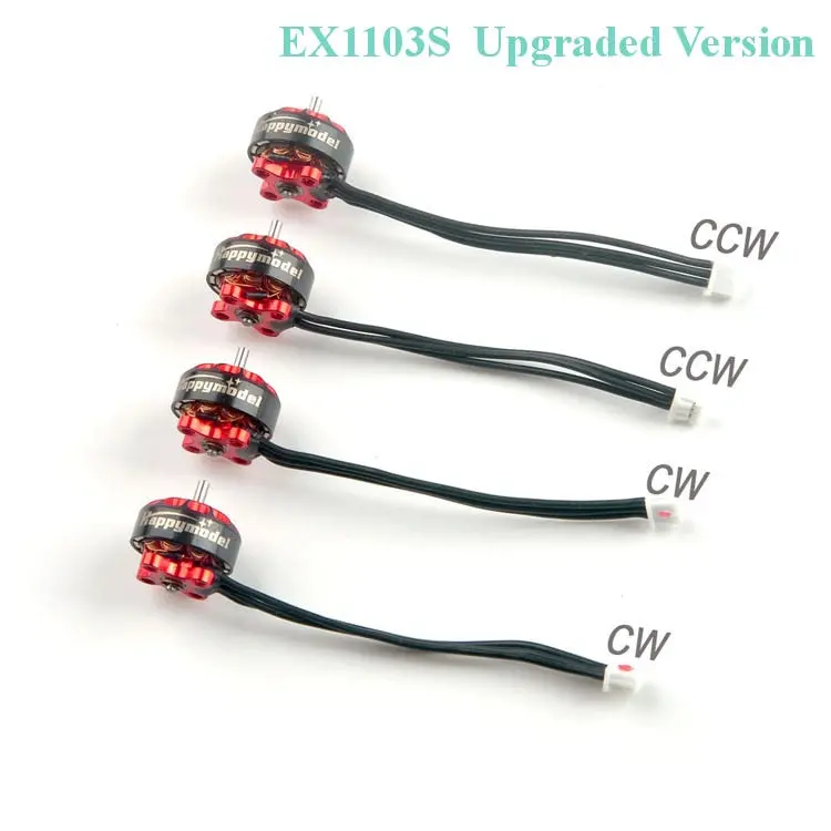 Happymodel Upgraded Ex1103s 1103 7000Kv 2-3S Brushless Motor For Rc Drone Fpv Racing Toothpick Mobula7 Larva X Betafpv 1