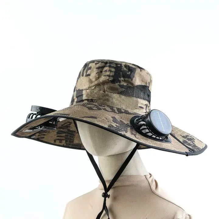 Hat With Solar Fan 1