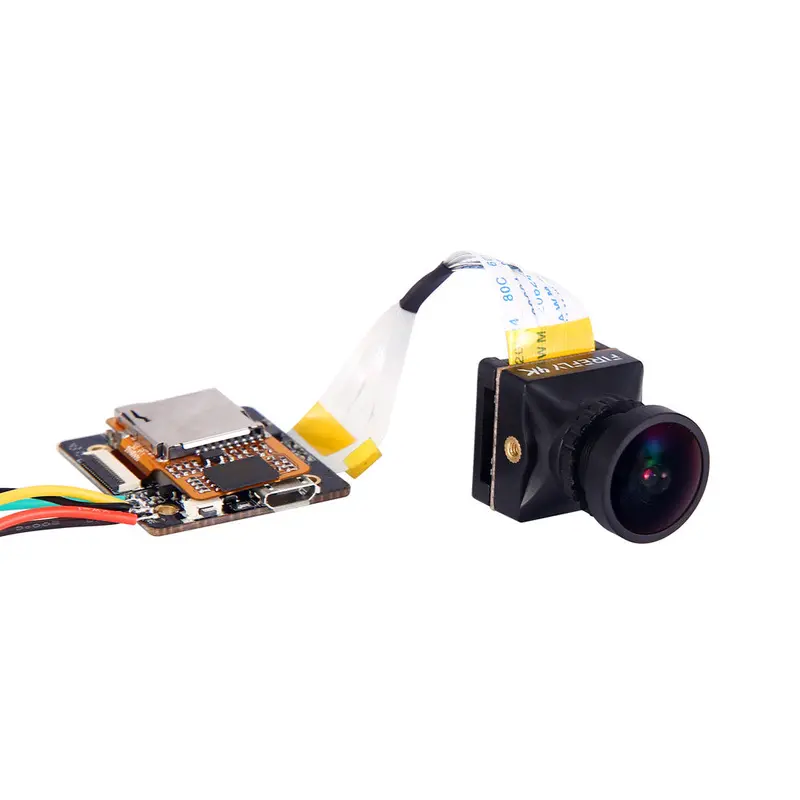 Hawkeye Firefly Split Mini Version 4K 170 Degree Hd Recording Dvr Fpv Camera Wdr Single Board  Built-In Mic Low Latency Tv Output For Rc Drone Airplane 1