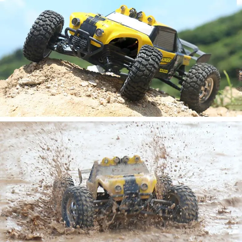 Hbx 12891 1/12 4Wd 2.4G Waterproof Hydraulic Damper Rc Desert Buggy Truck With Led Light 1