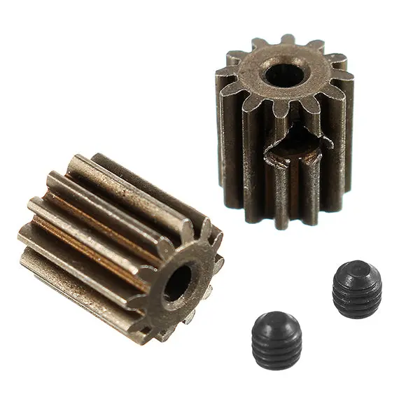 Hbx 12891 1/12 Motor Pinion Gears 12T + Set Screws 3*3Mm(2P)-Brushed 12060 Rc Car Parts 1