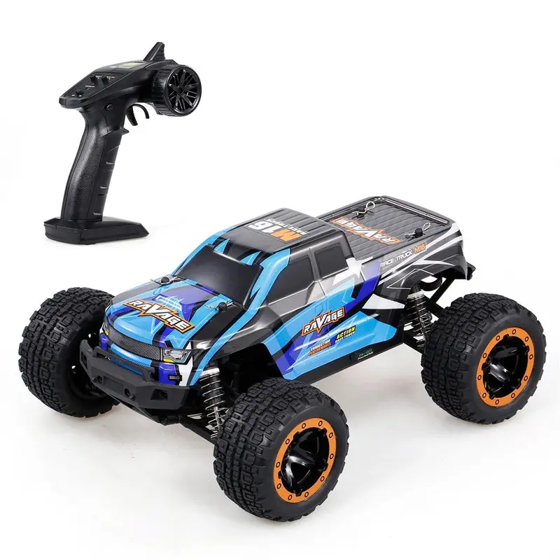 Hbx 16889A Brushed 1/16 2.4G 4Wd 30Km/H Rc Car With Led Light Electric Off-Road Truck Rtr Model 1