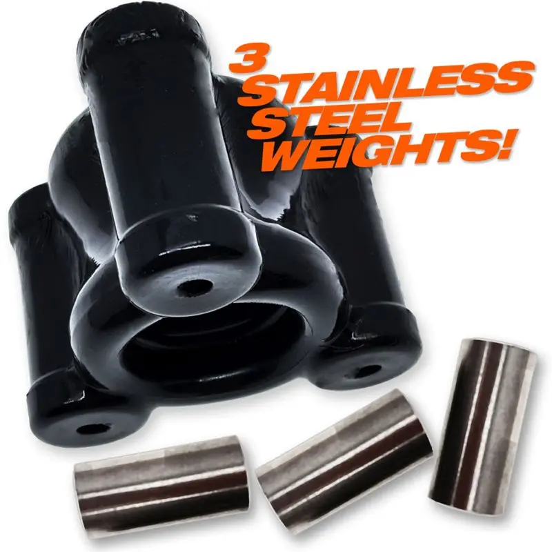 Heavy Squeeze Weighted Ball Stretcher Incl Weights Blk. 1