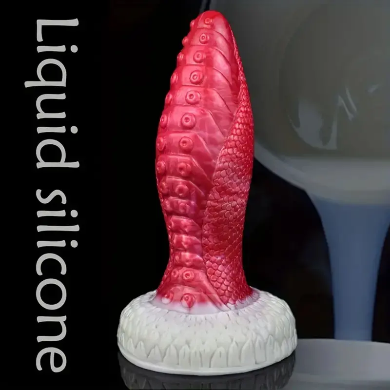 Hellfire & Ice Dragon Liquid Silicone Dildo. 1