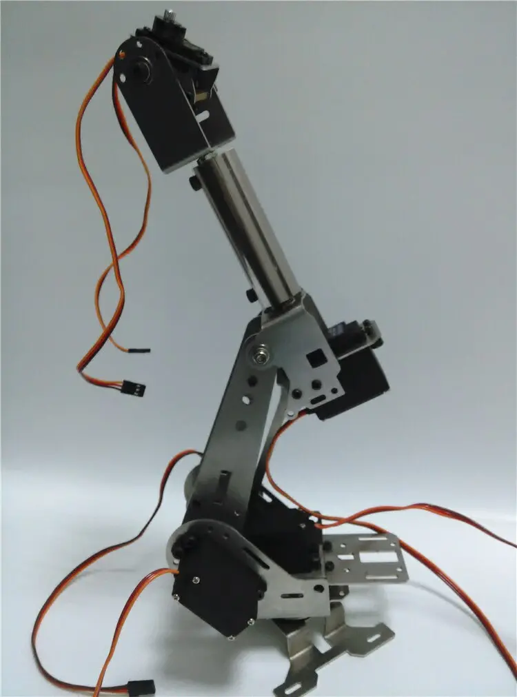 Hello Maker H675 Abb Industrial Robot Mechanical Arm 100% Alloy Six Degrees Of Freedom Robot Arm Rack With 6 Servos 1