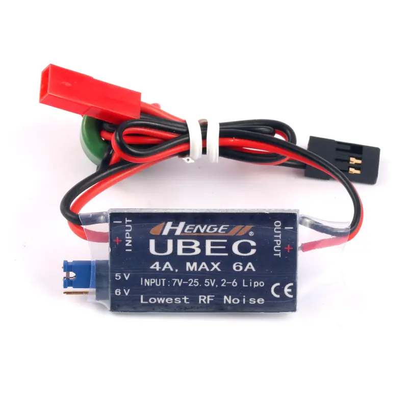 Henge 4A Ubec Input 7V-25.5V 2-6S Lipo Output 5V 6V / 4A Continuous Max 6A Switch Mode Bec For Rc Helicopters Airplane Car Parts 1