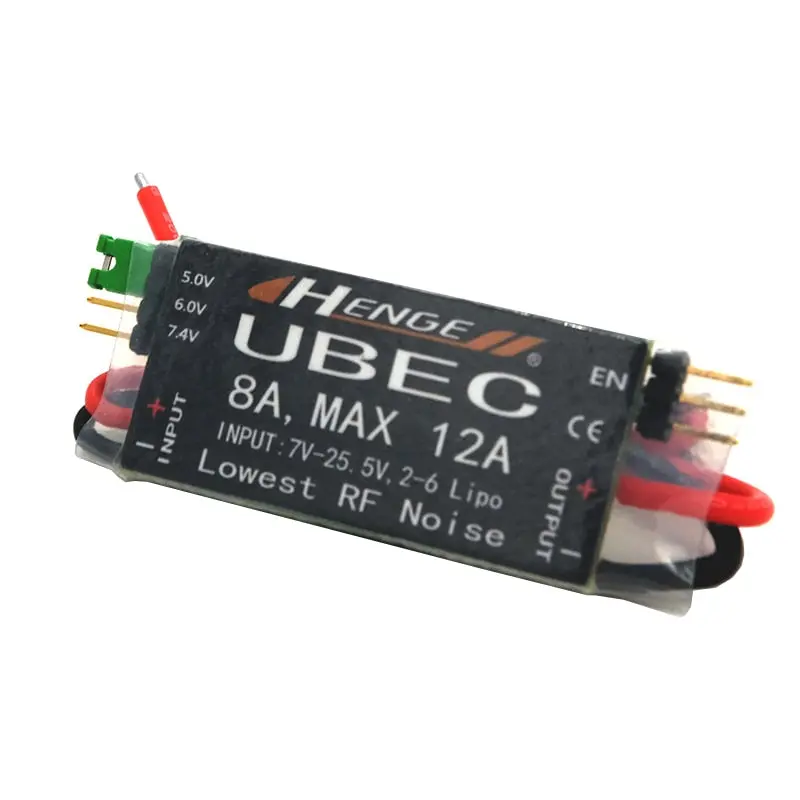 Henge 8A Ubec Output 5V / 6V 6A / 8A Max 12A Inport 7V-25.5V 2-6S Lipo / 6-16 Cell Ni-Mh Input Switch Mode Bec For Rc Quadcopter 1