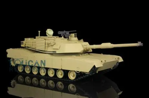 Henglong 1/16 6.0 Plastic M1a2 Abrams Rc Tank 3918 Steel Gearbox Barrel Recoil Th12937 1
