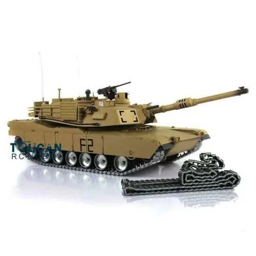 Henglong 1/16 Scale 6.0 Customize Abrams Rc Tank 3918 360 Turret Barrel Recoil Th12946 1