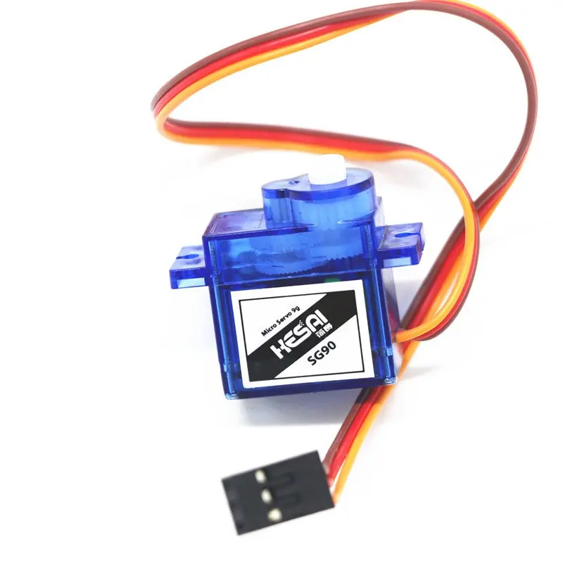 Hesai Sg90 9G Micro Analog Servo Plastic Gear High Output 1.5Kg 25Cm For Rc Airplane  Robots 250 450 Helicopter Car Boat Diy 1