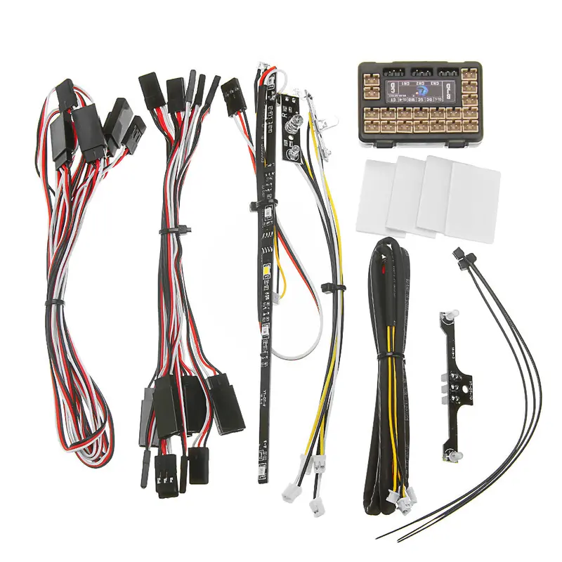 Hg P402 P407 P601 P801 P802 1/10 1/12 Rc Car Parts We7021 Ic Mainboard With Led Light Set 1