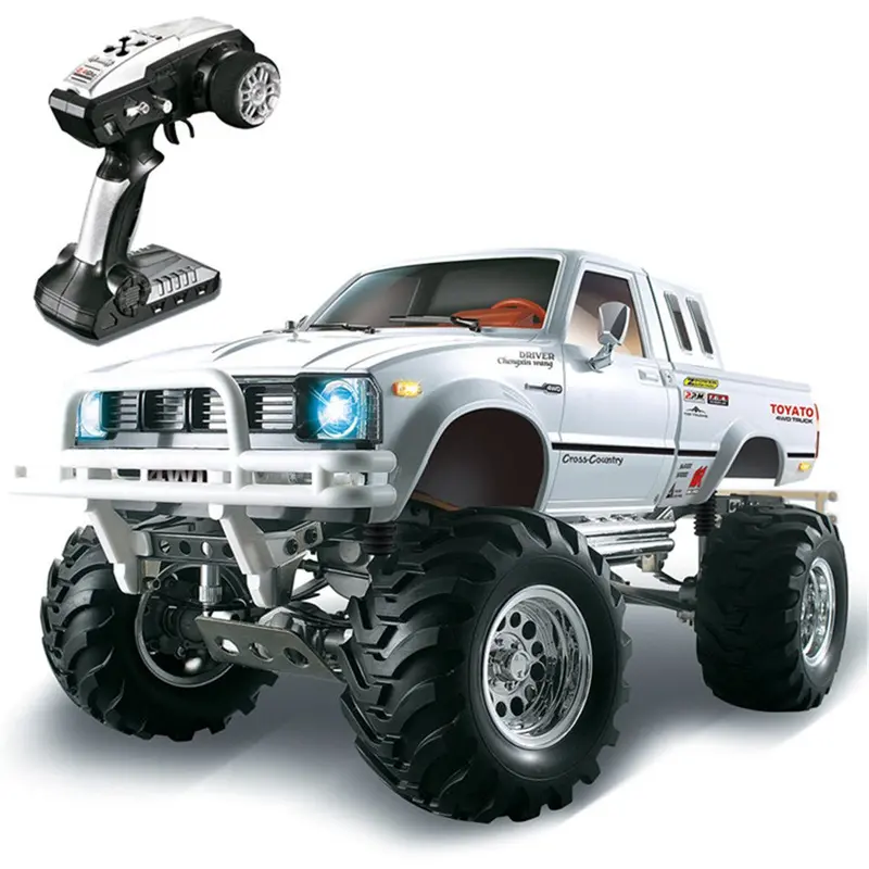 Hg P407 1/10 2.4G 4Wd Rally Rc Car For Toyato Metal 4X4 Pickup Truck Rock Crawler Rtr Toy 1