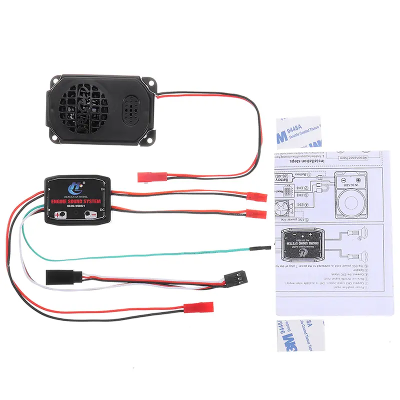 Hg P408 1/10 Engine Sound System +Horn Speaker Rc Car Spare Parts Hg-Rx1017 1