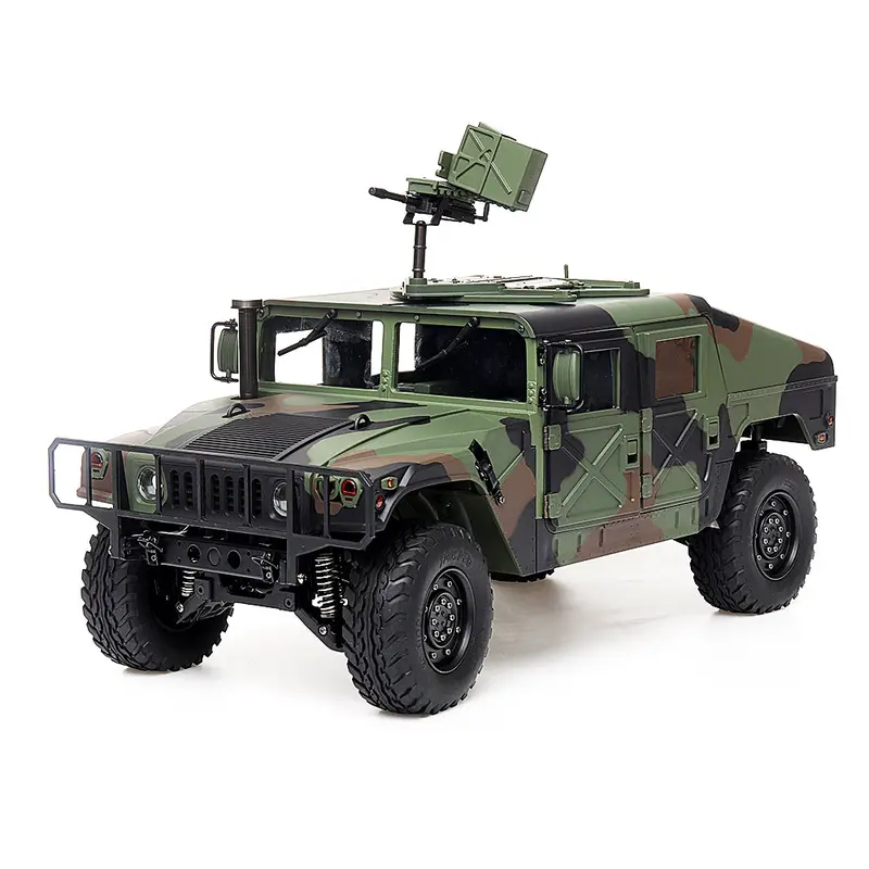 Hg P408 Upgraded Light Sound Function 1/10 2.4G 4Wd 16Ch Rc Car U.S.4X4 Military Vehicle Truck Without Battery Charger 1