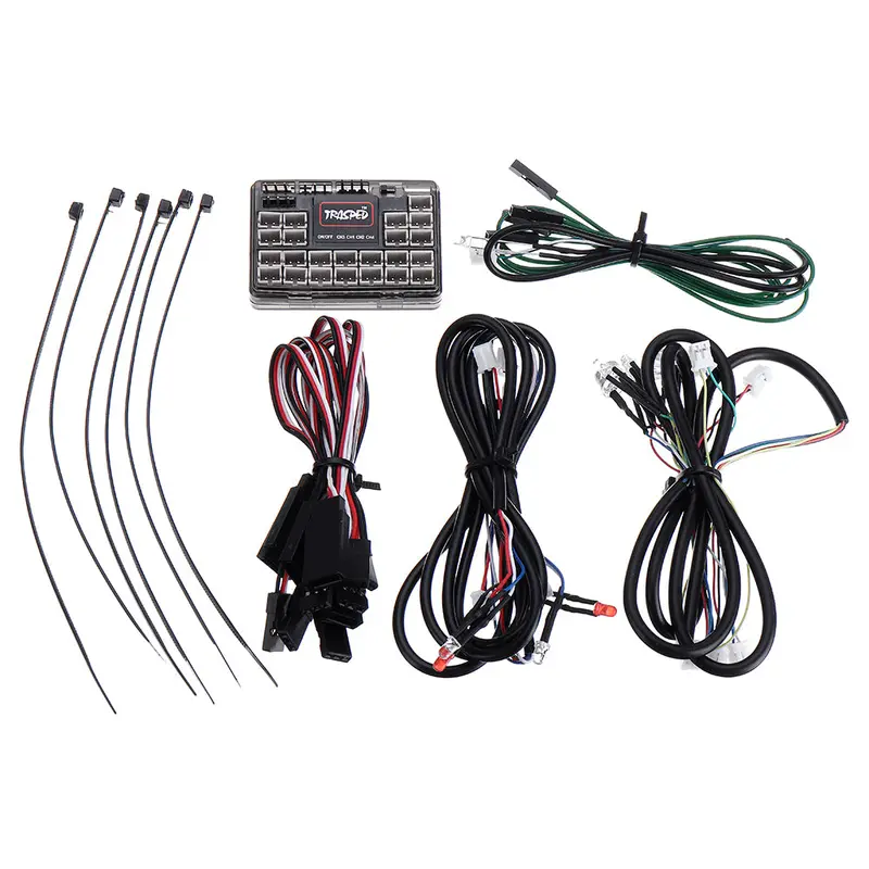 Hg Rx1018 1/12 Controllable Ic Mainboard With Led Light Set For P602 Rc Car Spare Parts 1