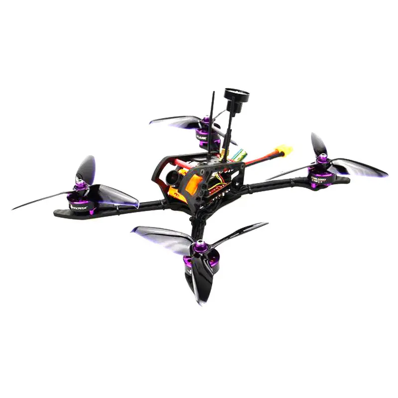 Hglrc 4-5S Mefisto 226Mm Fpv Racing Drone Pnp Bnf F4 Osd 2450Kv 60A 600Tvl 25/100/200/400Mw Vtx 1