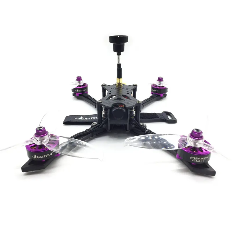 Hglrc Batman220 220Mm Airbus F4 Osd Fpv Racing Drone W/ 60A Bl_32 Esc 48Ch Vtx 1200Tvl Camera 1