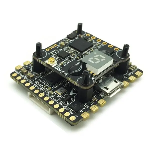 Hglrc F4 Zeus F4 Flight Controll Aio 15A Bl_S Esc & Tx20 V2.0 48Ch Pit/25/100/200/350Mw Vtx 1