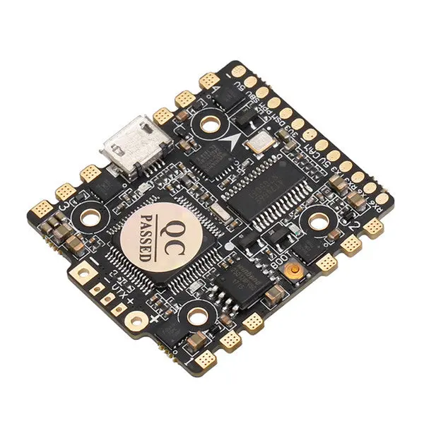 Hglrc F4 Zeus F4 Flight Controller Integrated With Osd Bec Pdb Aio 15A Blheli_S 4 In 1 Esc For Rc Racing Drone 1