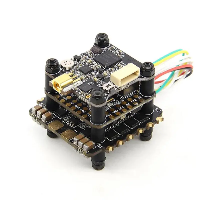 Hglrc Fd435-Vtx Stack Fd F4 Mini Flight Controller 35A Blheli_32 3-6S 4 In 1 Esc 25-300Mw Vtx Mini 20X20mm 1