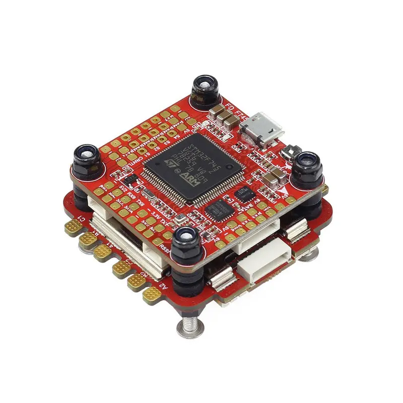 Hglrc Fd765 Stack F7 Dual Gyro Flight Controller Aio Osd Bec & L431 65A Bl_32 4In1 3-6S Esc For Rc Drone 1