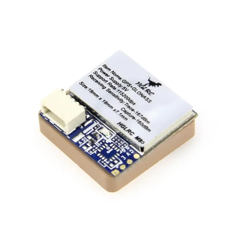 Hglrc M80 Gps Module For Fpv Racing Drone Compatibled With Glonass/Galileo/Qzss/Sbas/Bds 1