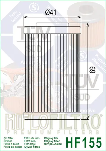 Hiflo Hf155 Oil Filter 2