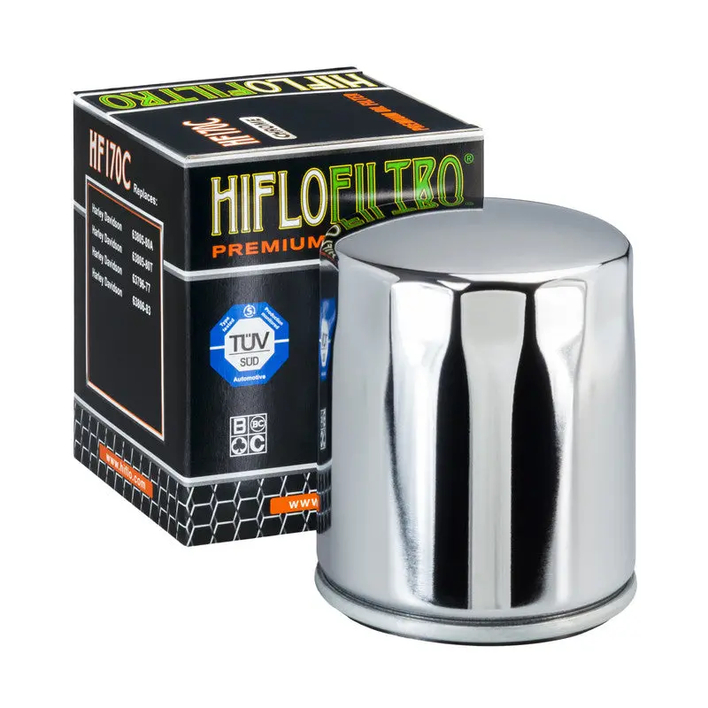 Hiflo Hf170c Chrome Oil Filter 1
