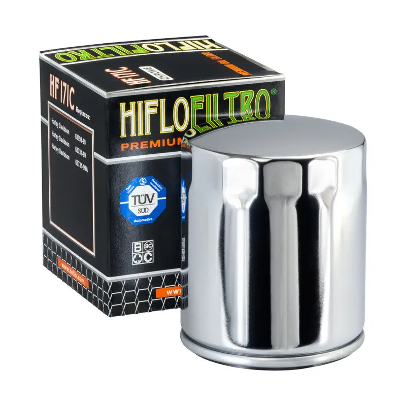 Hiflo Hf171 Chrome Oil Filter 1