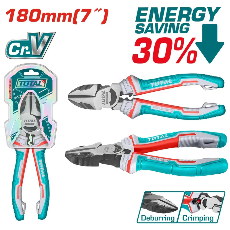 High Leverage Diagonal Cutting Pliers 7" Tht230706 1