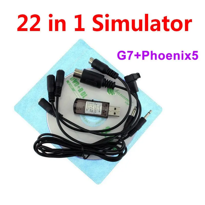 High Quality 22 In 1 Simulator 22In1 Usb Rc Simulation For Realflight Support G7.5 G7 G6.5 G5 Flysky Fs-I6 Th9x Phoenix5 1