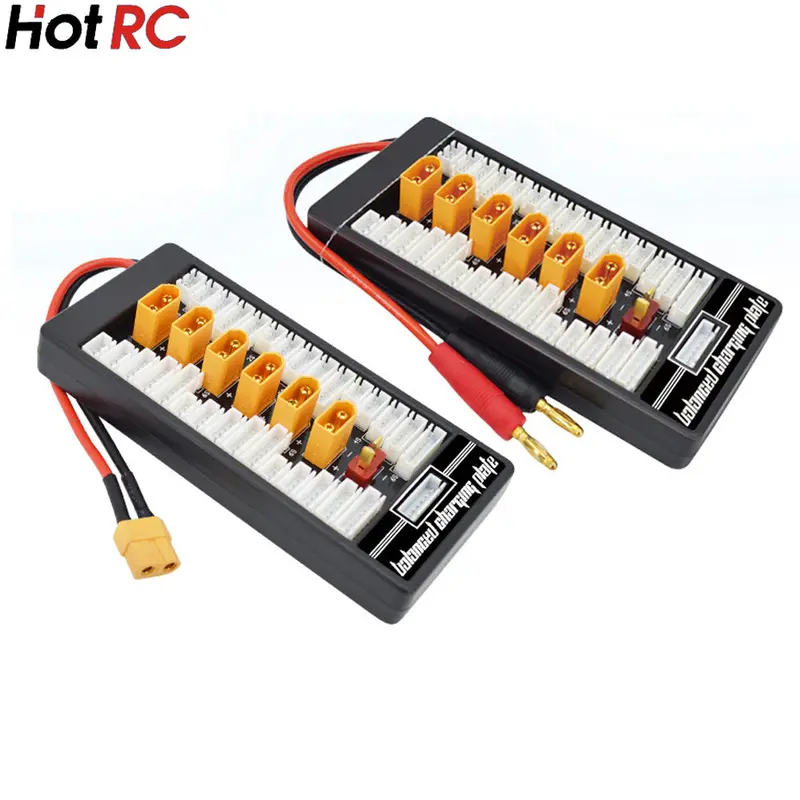 High Quality 2S-6S Xt60 Plug Parallel Charging Board Para Board Xt60 Plug 4.0Mm Bananer For Imax B6 B6ac B8 6 In 1 1
