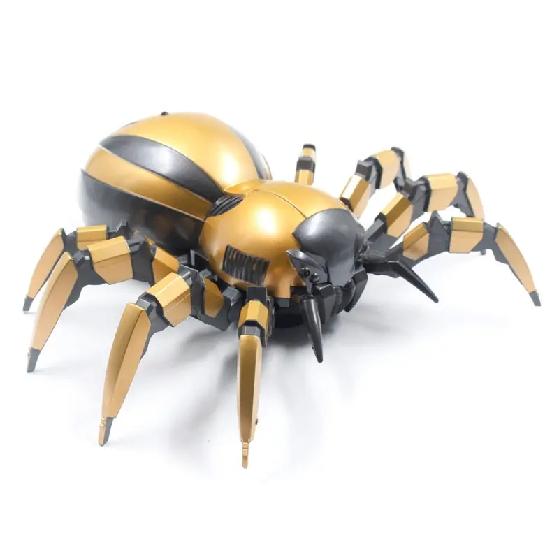 High Simulation Gold Infrared Remote Control Mechanical Spider With Led Remote Control Mechanical Spider With Led 1