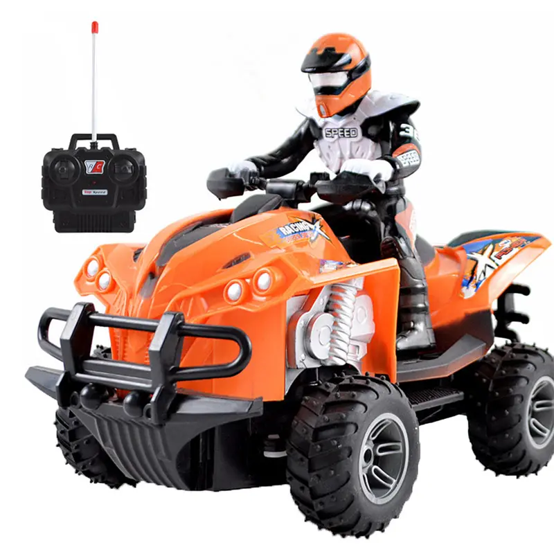High Speed Anti Collision Rc Motorcycle Electric Toy Children Rechargeable Quad Bike Gift Wear Resistant Simulated Driving Model 1