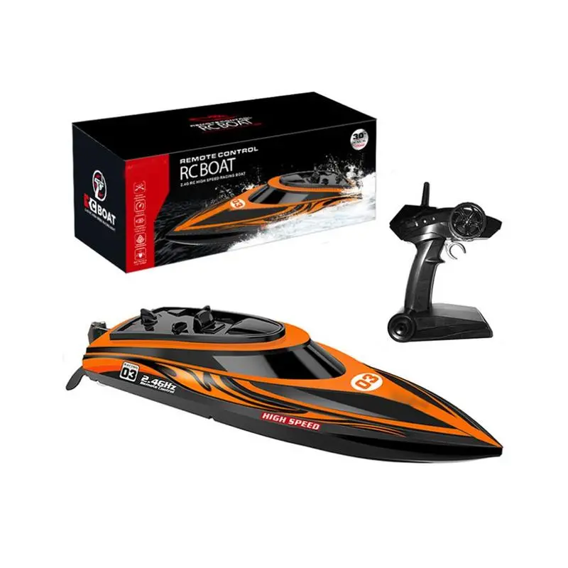 High Speed Rc Boat 2.4Ghz 2Ch High Speed Radio Remote Control Rc 30Km/H Racing Racing Boat Electric Toys Rc Toys For Childern 1