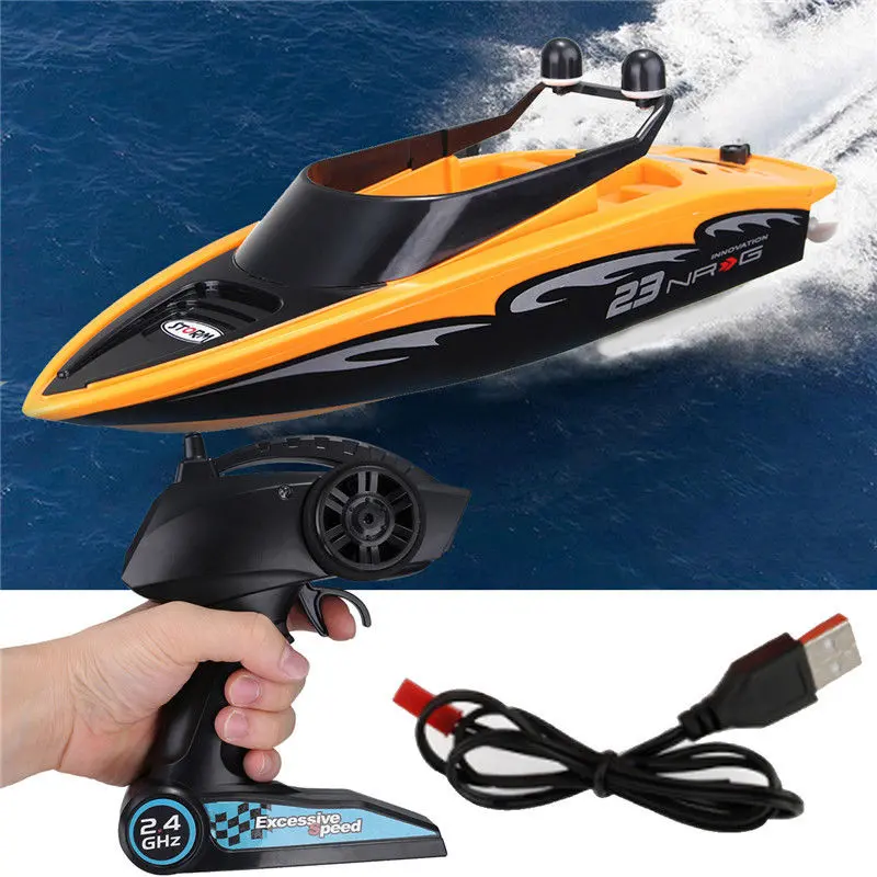 High Speed Rc Boat 2.4Ghz 4 Channel Radio Remote Control Rc Racing Boat Electric Toys Rc Toys For Childern Best Gifts 1