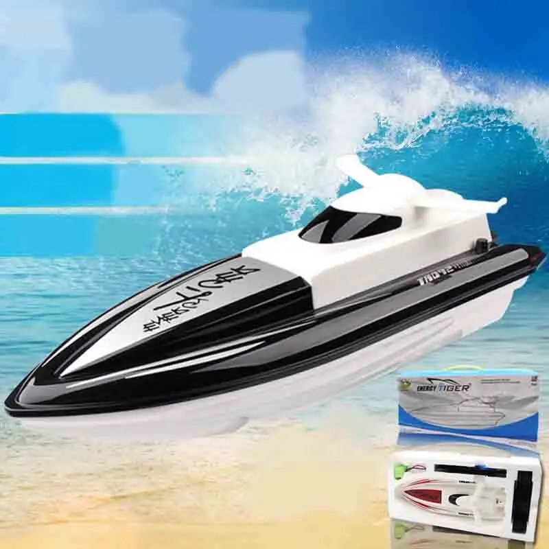 High Speed Rc Boat 2.4Ghz 4 Channels 30Km / H Radio Remote Control Rc Racing Boat Electric Toys Rc Toys For Children Best Gifts 1