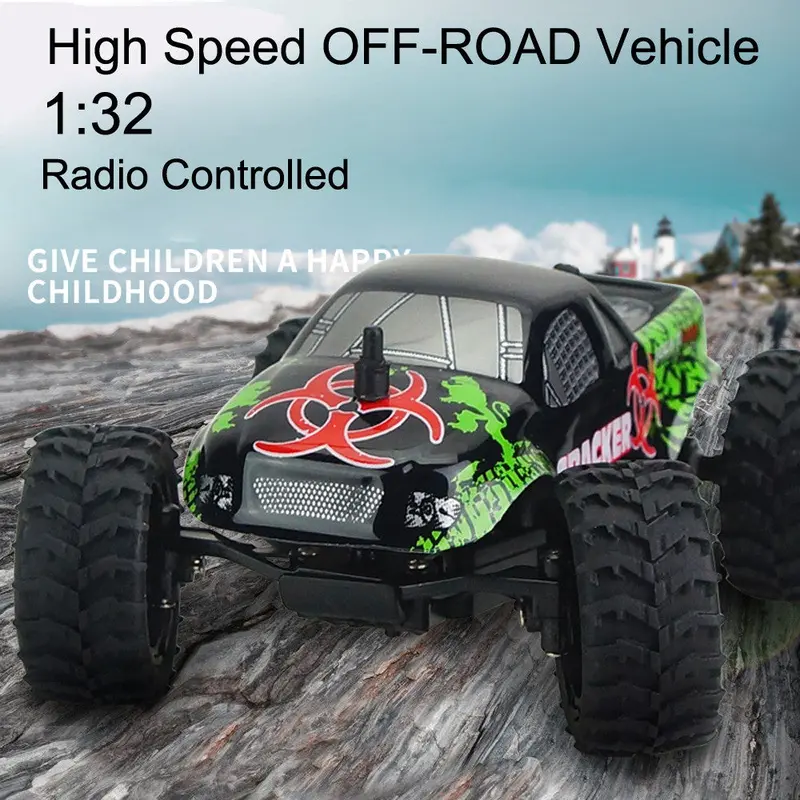 Hiinst 2019 New Remote Control Toys 1:32 Scale Rc Monster Truck Radio Remote Control Buggy Big Wheel Off-Road Vehicle 1