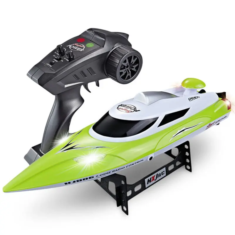 Hj806 Electric Rc Boat 35Km/H High Speed Radio Remote Controlled Speedboat Racing Ship Steerable Boats Toy Vs Feilun Ft012 Ft011 1