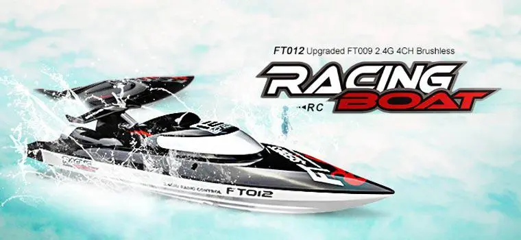 Hobbylane Ft012 2.4G Brushless Rc Boat Remote Control Boats For Kid Toys 1