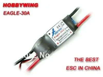 Hobbywing Brushed Eagle 30A Esc For Rc Airplane Plane 370 380 390 280 270 Motor 1